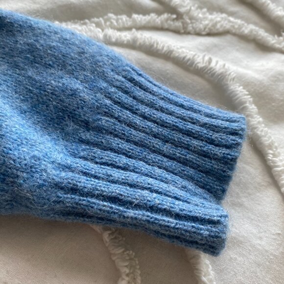 Baby Blue Wool Sweater - Picture 3 of 6